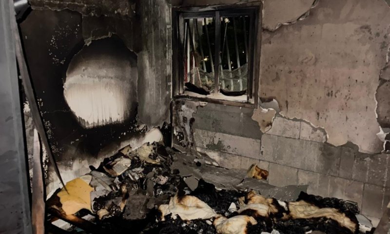 שריפה בדירה בשכונת תל גיבורים