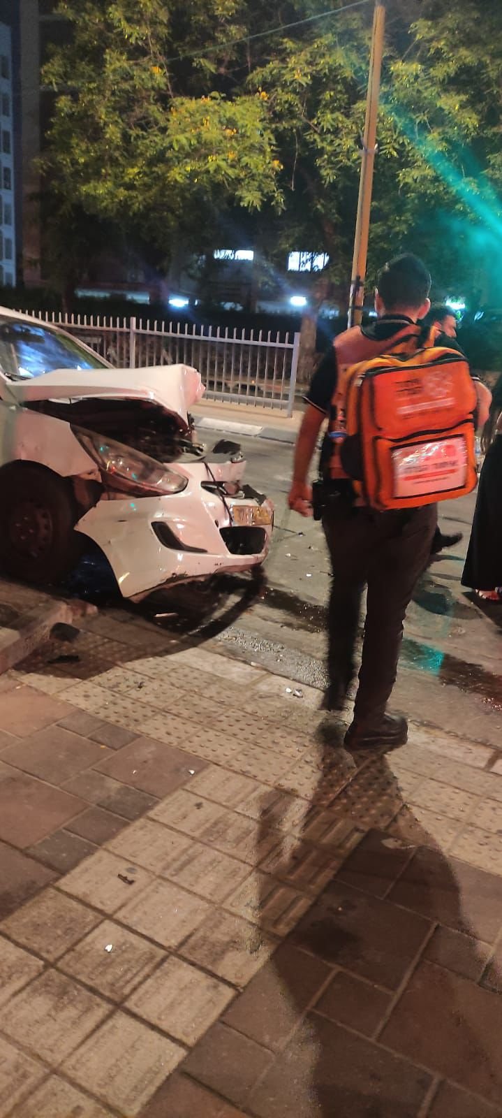 נהג נפצע בתאונה בשכונת בן גוריון בחולון