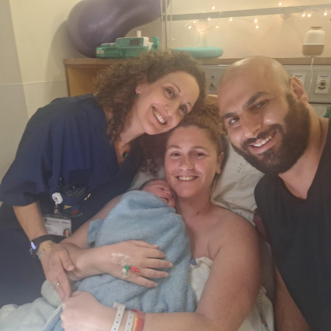 התינוק הראשון לשנה החדשה במרכז הרפואי וולפסון
