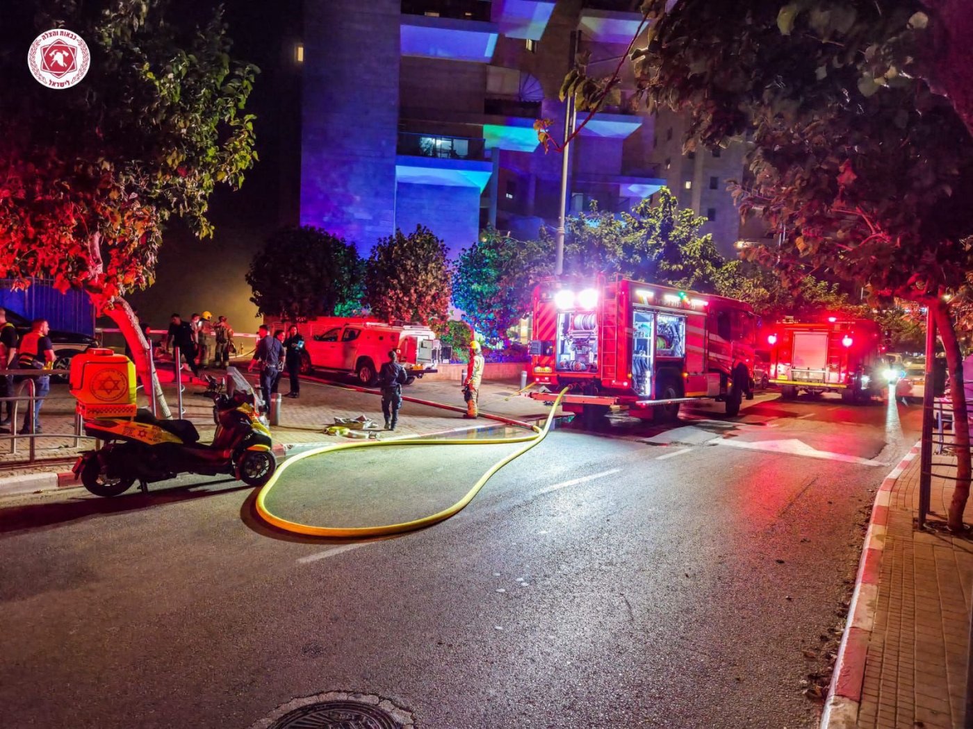 גבר נספה בשריפה בחניון תת קרקעי בראשון לציון