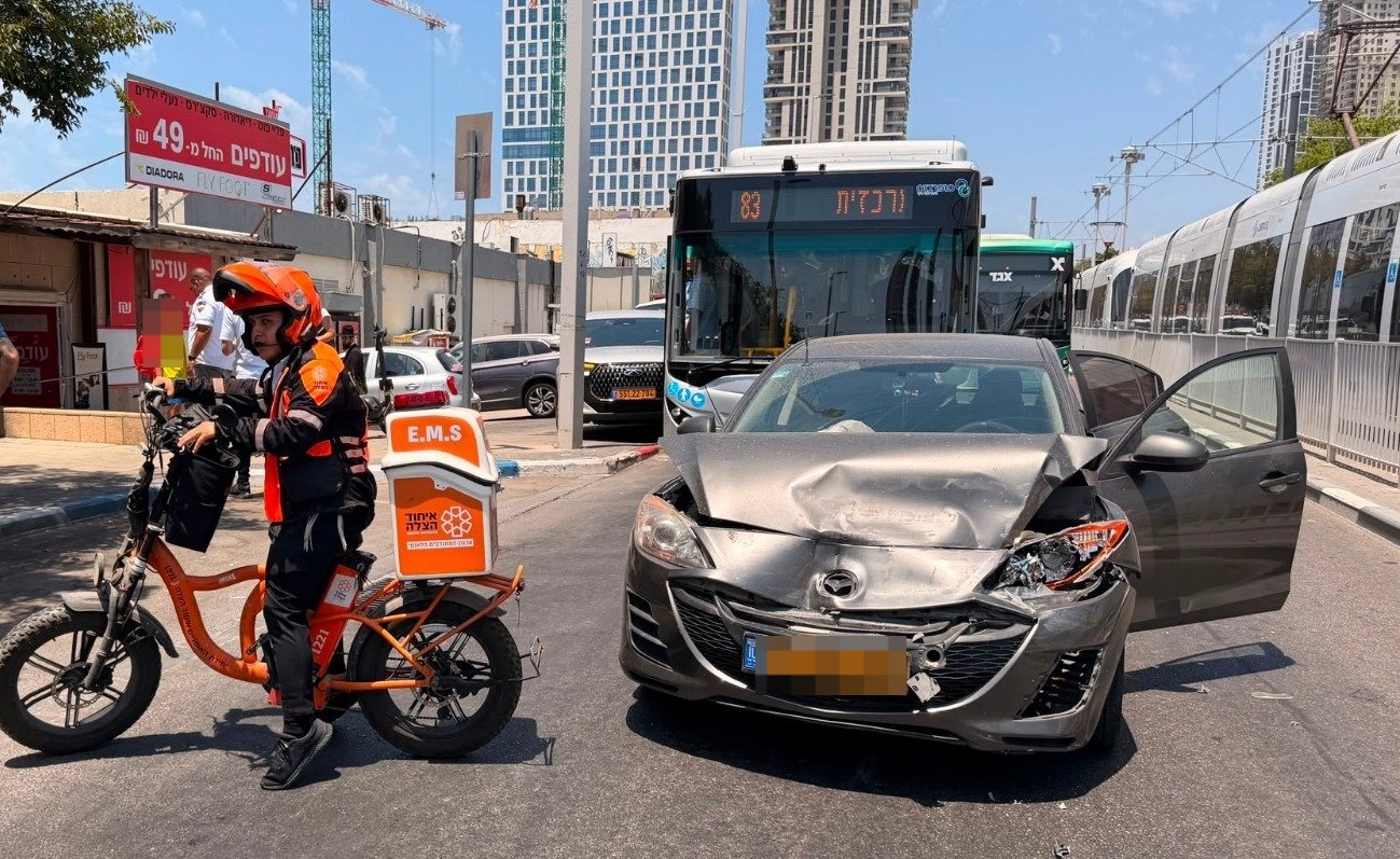 שני ילדים נפצעו בתאונה בבת ים