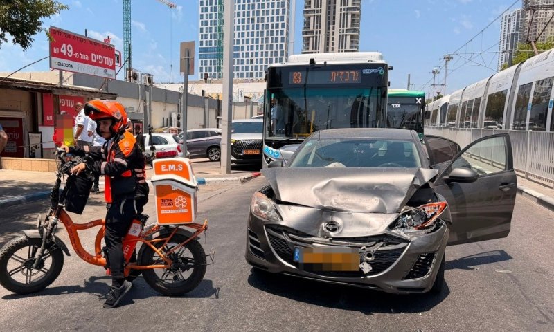 שני ילדים נפצעו בתאונה בבת ים