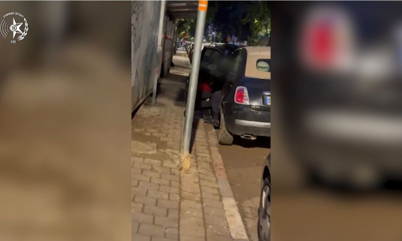 תושב ראשון לציון נתפס על חם פורץ לרכב ונעצר