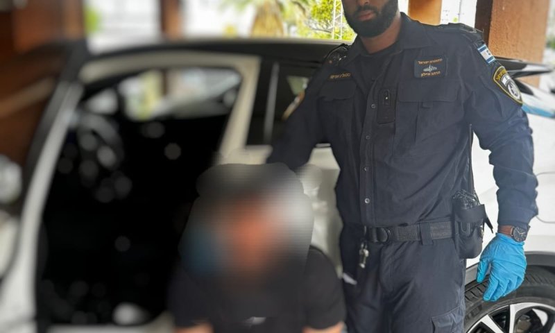שב"ח נתפס בחולון בתוך רכב שנפרץ
