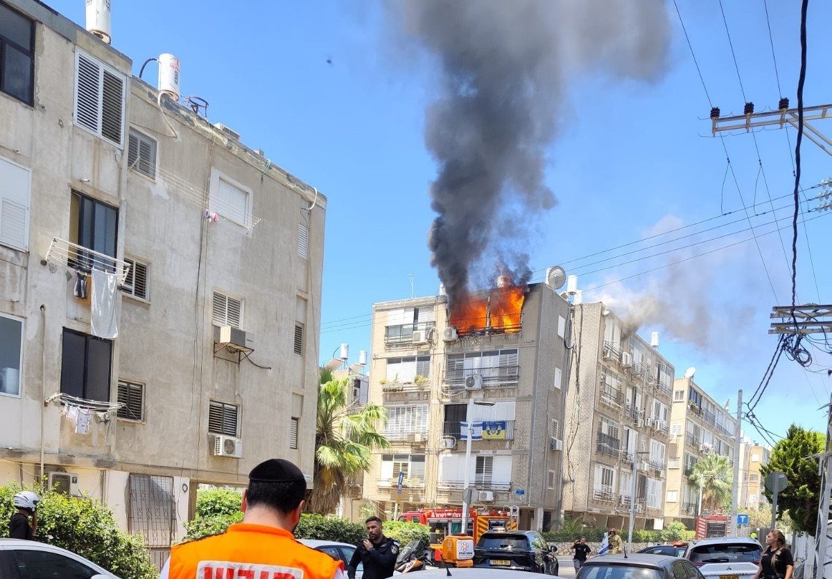מספר פצועים בשריפה בבת ים
