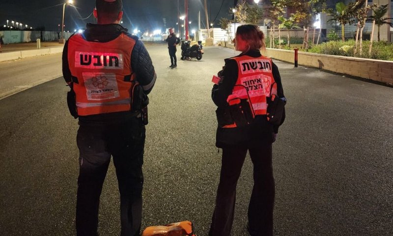 רוכב אופנוע התהפך ונפצע במערב ראשון לציון