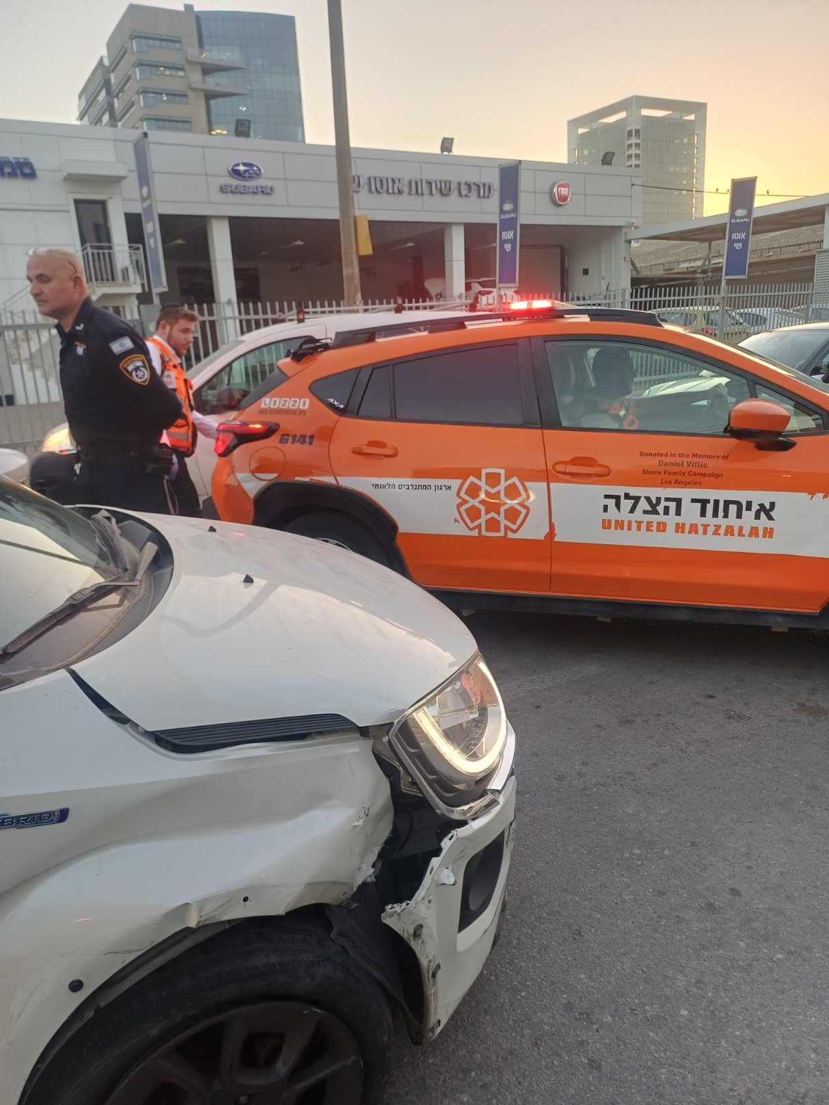 ילדה נפגעה בתאונה במערב ראשון לציון