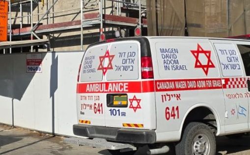 פצוע בתאונת עבודה במרכז חולון