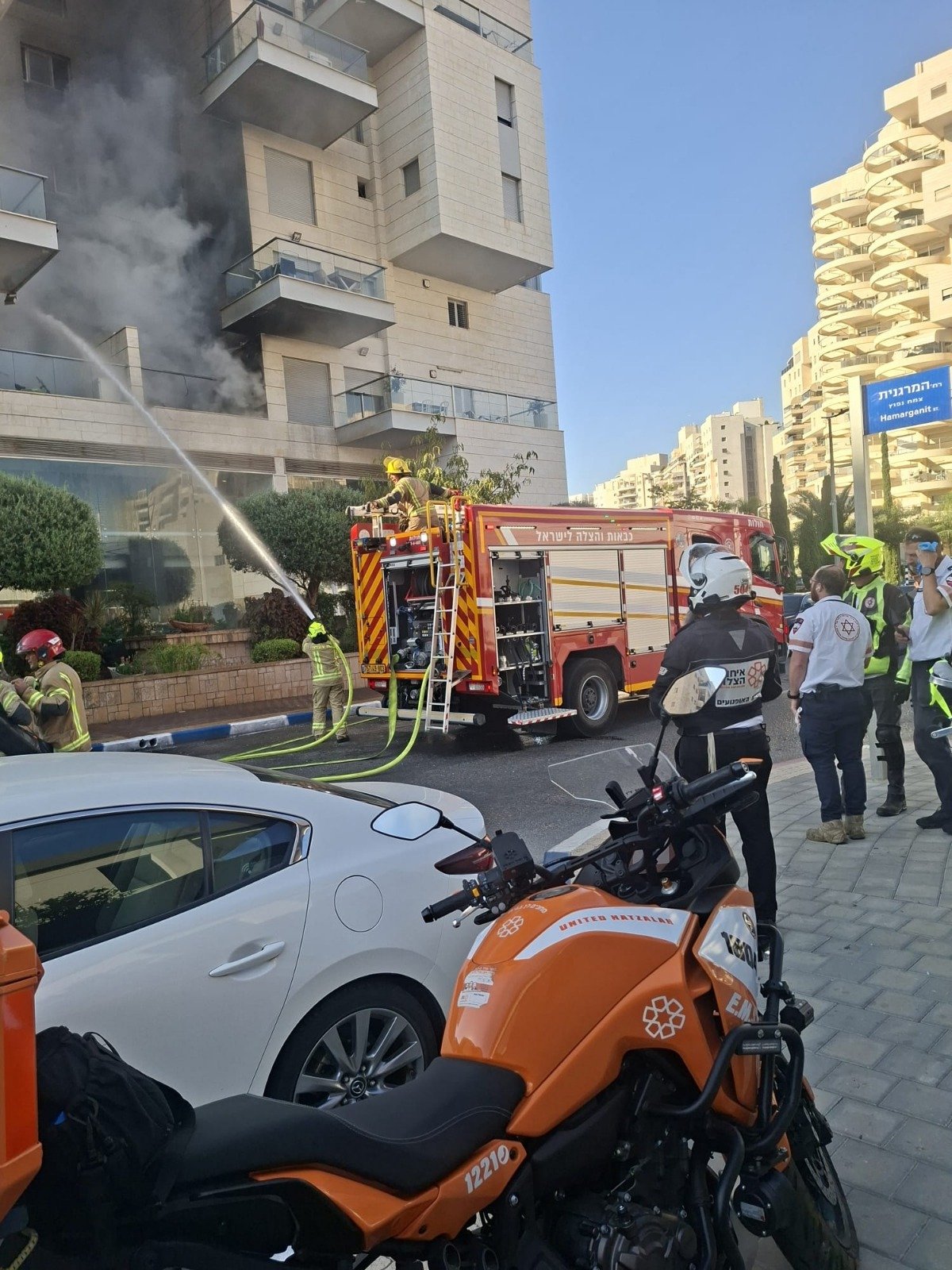 פיצוץ נשמע בשכונת ח' 300 כוחות ביטחון כיבוי ורפואה במקום